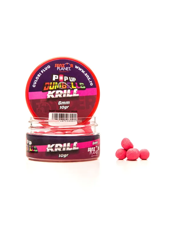 Dumbells Method Feeder, Krill, 6mm, 10g - Preț avantajos