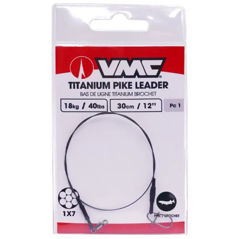 Struna VMC Titanium Pike Leader 18kg/30cm - Ofertă excelentă